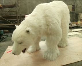 北极熊表演服
